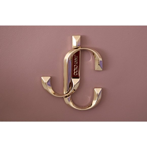 JIMMY CHOO Varenne Mauve Leather Shoulder Bag - Picture 4 of 7